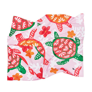 Turtley Tropical Kids Quick Dry Towel Medium