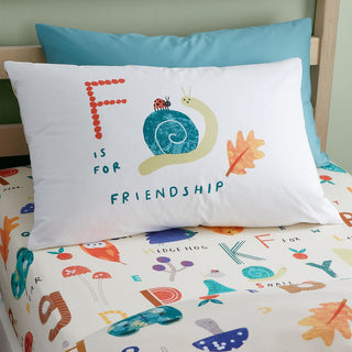 Woodland Alphabet Single Fitted Sheet