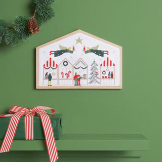 Christmas Market Embroidery Kit