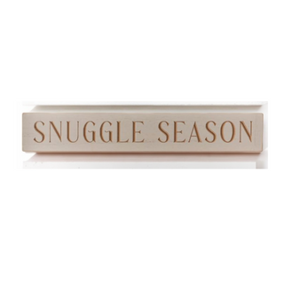 Snuggle Season Engraved Wooden Block