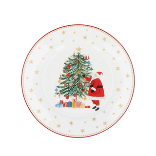 Nostalgia Santa & Tree Small Plate