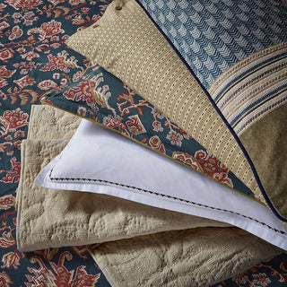 Avero Throw Deep Teal/ Tan