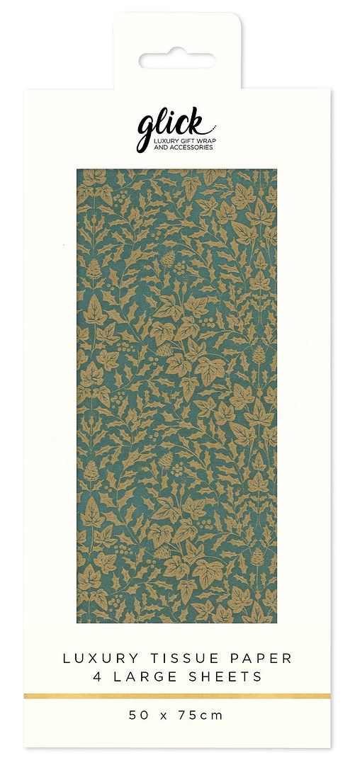 Christmas Baroque Printed Tissue Paper