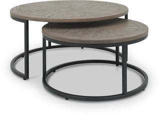 Monroe Silver Grey Nest Of Coffee Tables