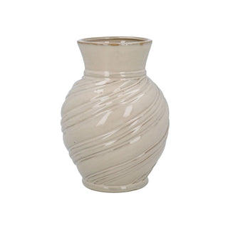 Taupe Twist Vase Small