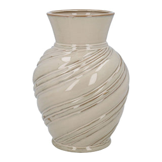 Taupe Twist Vase Large