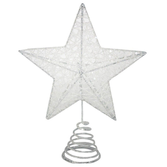 Iridescent Sparkling 5 Point Star Tree Topper