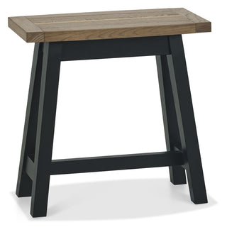 Camden Weathered Oak & Peppercorn Side Table