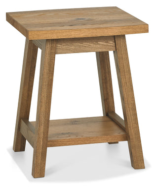 Camden Rustic Oak Lamp Table