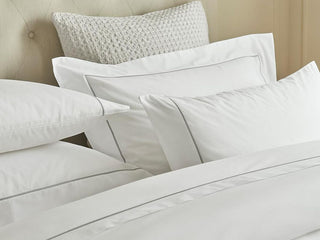 Savile Cord 220 Housewife Pillowcase Standard White/Storm