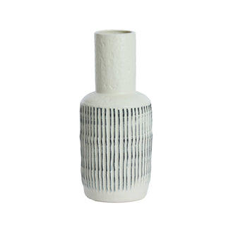 Mundaka Matt Cream & Black Vase