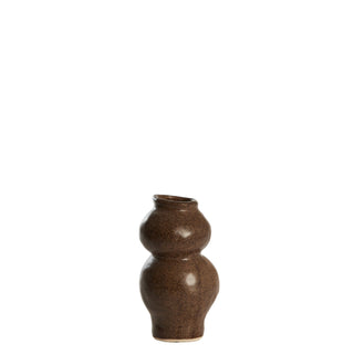 Rogano Vase Dark Brown