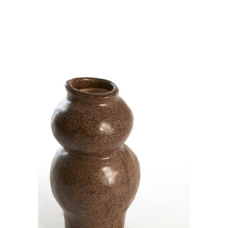 Rogano Vase Dark Brown