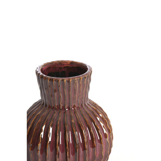 Zirja Vase Deco Eggplant