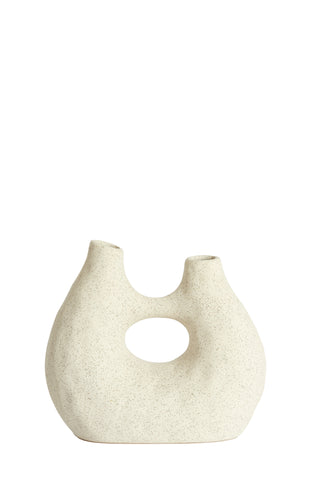 Katha Matt Cream Small Vase