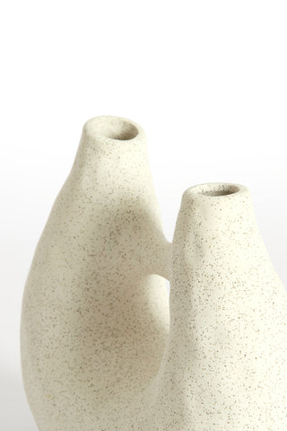 Katha Matt Cream Small Vase
