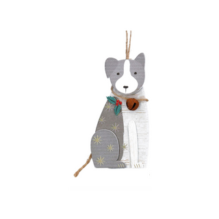 Wooden Dog Hanging Decoration