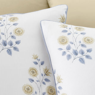Eloise Floral Blue Super King Duvet Cover Set