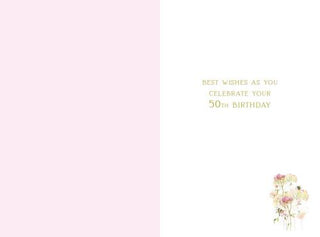 Bees On your 50th Birthday Card
