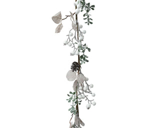 Frosted Eucalyptus & Berry Garland 1.3m