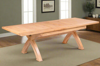 Tuscany Natural Oak 1.8-2.6m Extending Dining Set