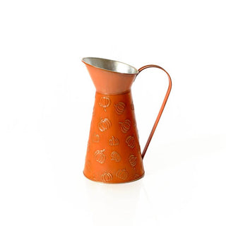 Harvest Home Embossed Pumpkin Metal Jug