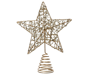 Gold Wire Tree Topper