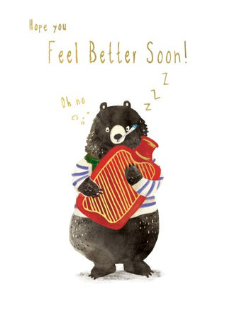 Get Well Soon Bear Card
