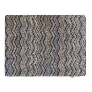 Ribbon Grey Zig Zag Runner Mat