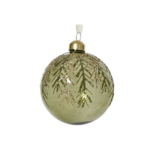 Forest Green Branch Round Bauble