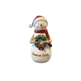 Peace On Earth Snowman Decoration