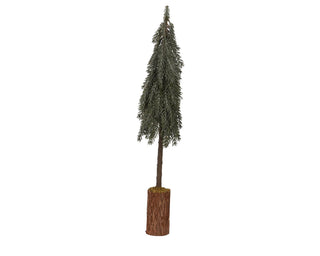 Slimline Indoor Icy Christmas Tree Lrg