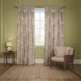 Adele 228X228 Eyelet Curtains Rose