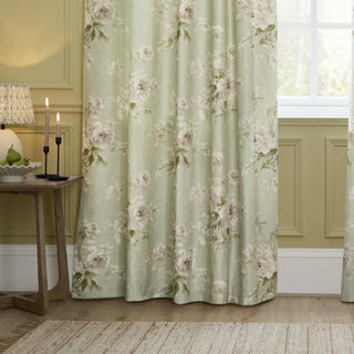 Adele 167X182 Eyelet Curtains Sage