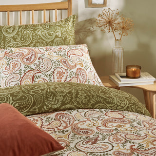 Anika Paisley Printed Soft Touch Single Duvet Cover Set Multi