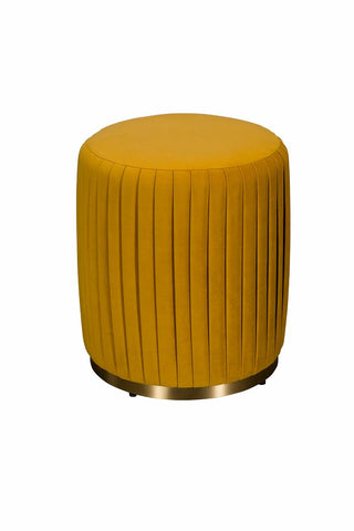 Pleated Stool Tumeric