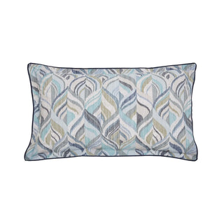 Rayanne King Duvet Cover Set, Soft Teal & Green
