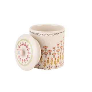 Painted Table Ceramic Tea Storage