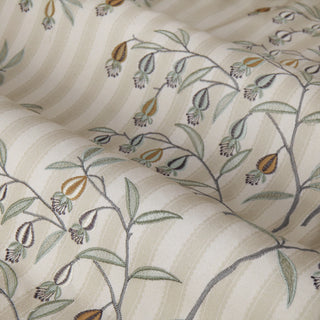 Chinese Lanterns 167X182 Pencil Pleat Curtains Linen