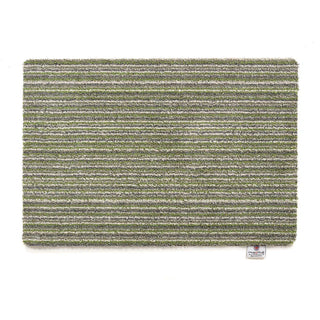 Candy Green Stripe Door Mat