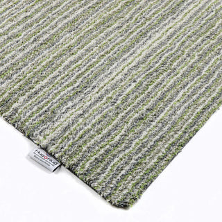Candy Green Stripe Door Mat