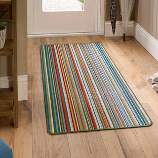 Candy Multi Green Stripe Runner