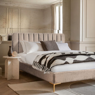 Kensington 135cm Double Bedstead Latte