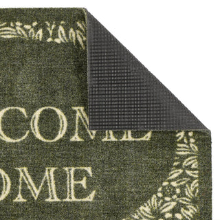 Welcome Home Floral Door Mat