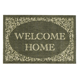 Welcome Home Floral Door Mat