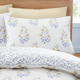 Eloise Floral Blue Super King Duvet Cover Set