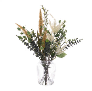 Thistle & Grass Mix in Vase Natural