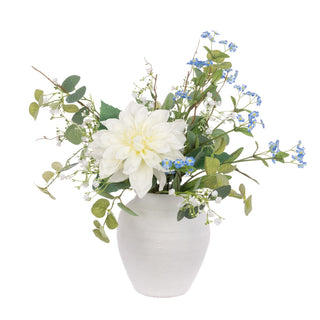 Dahlia & Forget-Me-Not in Vase