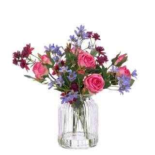 Daisy, Rose & Astrantia in Vase