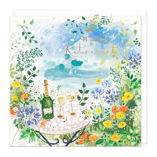 Happy Retirement Floral Card